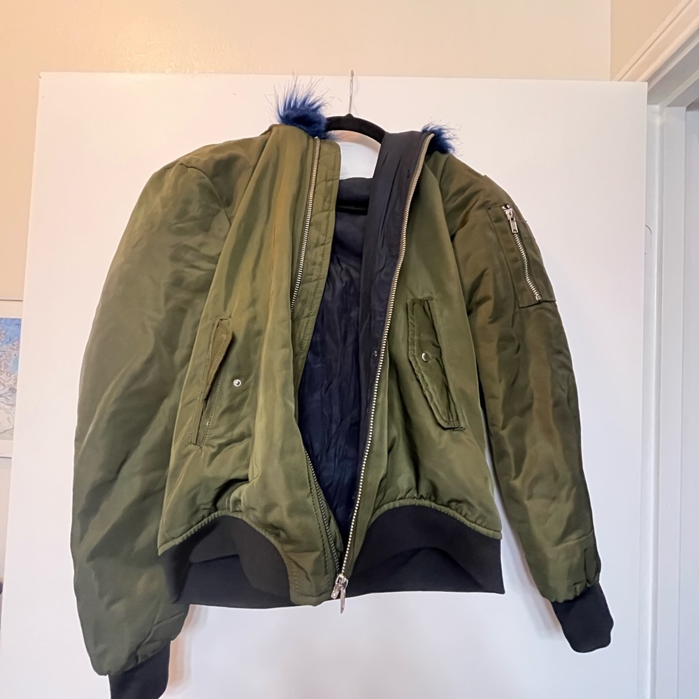Emory Park Green Bomber Jacket | Size Small